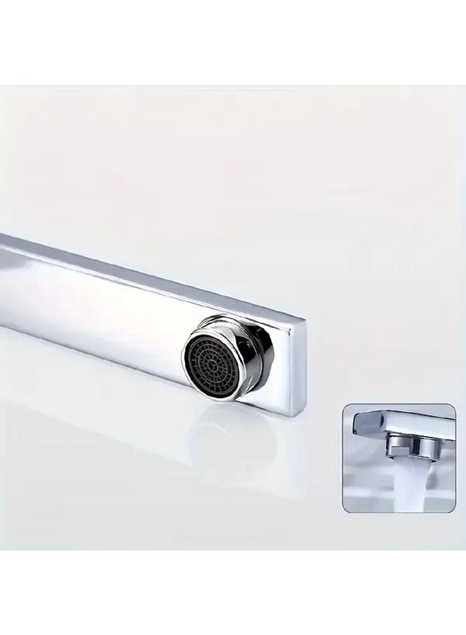 Single Hole Kitchen Bathroom Sink Faucet Hot Cold Dual Control Splash Proof Rotating Spout - Image 5
